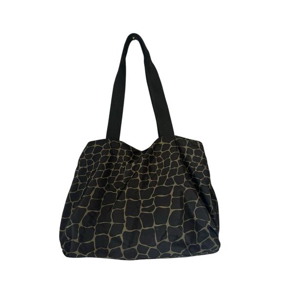 Baggallini‎ Shoulder Bag Nylon Animal Print Black - Picture 4 of 8